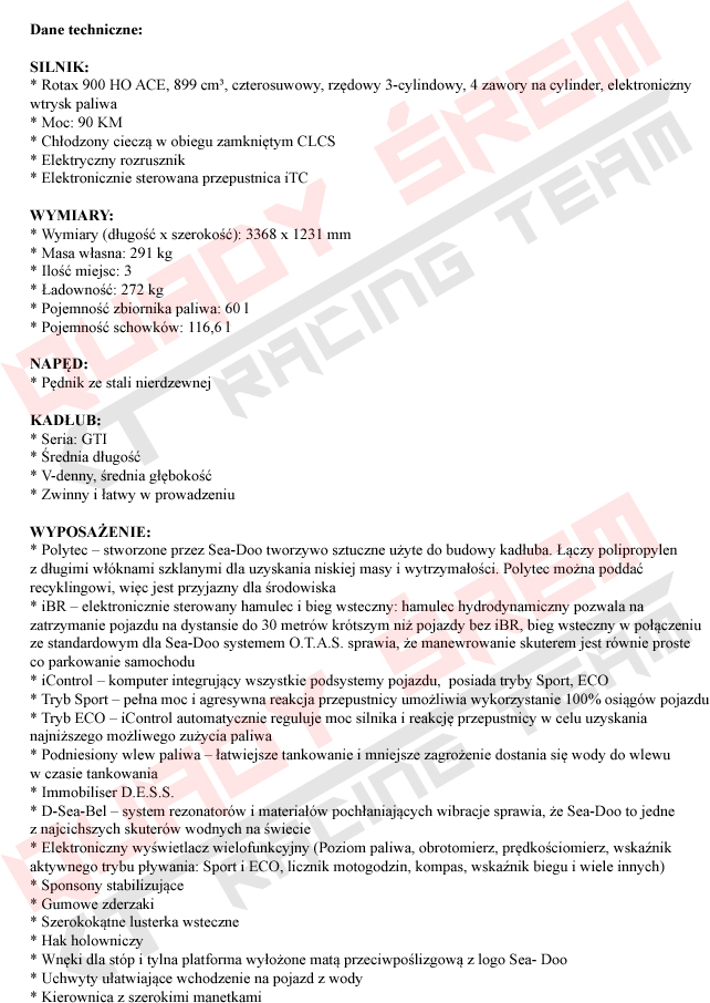 GTI 90 STD SS 2019 OPIS GTI 90 STD SS 2019 OPIS